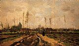 Vincent van Gogh Landscape with Church and Farms painting